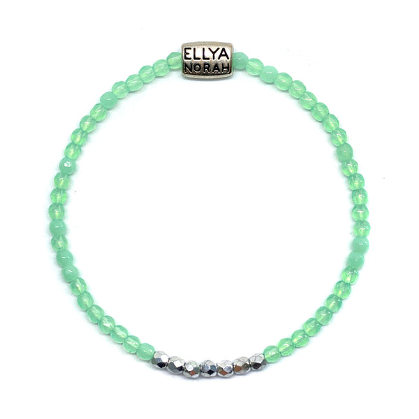 087 silver aqua