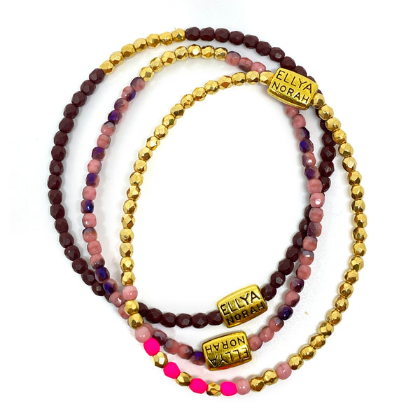 288 burgundy fluo trio